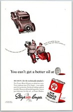 PRINT AD 1938 Texaco Motor Oil