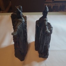 Lord of the Rings Gates of Argonath Resin Bookends Pair 15cm Brand New & Sealed 