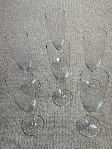 Elegant champagne flutes - elegant, 6