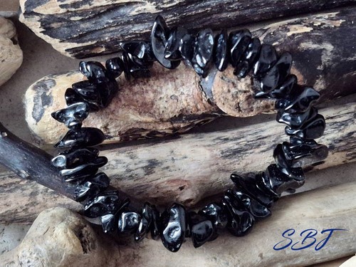 Tektite stretch bracelet - tektite,