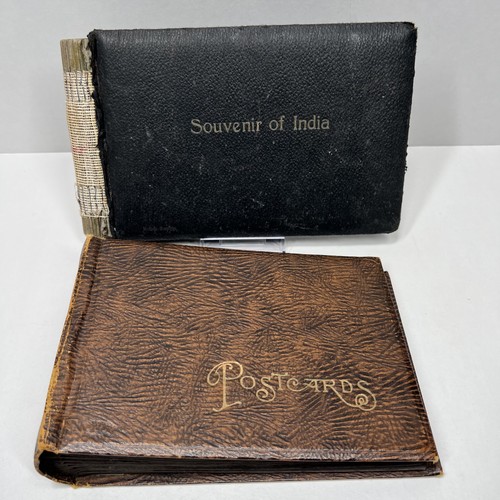 Vintage postcard albums - x2,