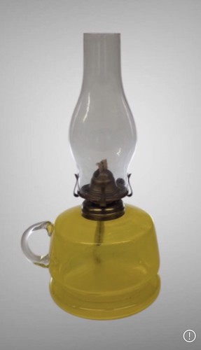 Vintage finger oil lamp - vintage,