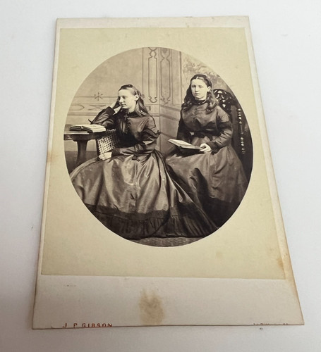 Antique cdv photo girls - photo,