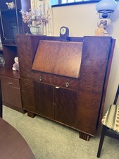 Vintage Art Deco Writing Bureau / Desk - Collection Only