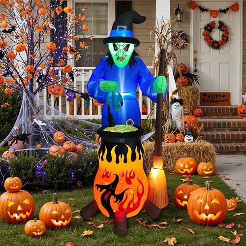 Inflatable witch decoration - witch,