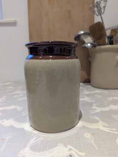Vintage stone pot - vintage,
