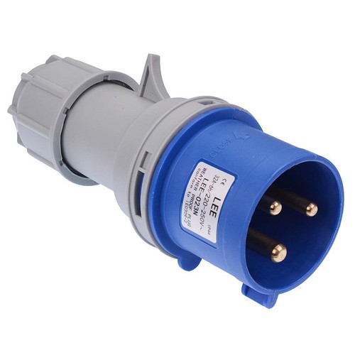 Blue 32a 230v industrial - blue,