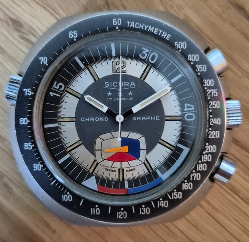 Sicura 1970s chrono - a,
