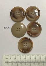 5 light brown tortoise shell