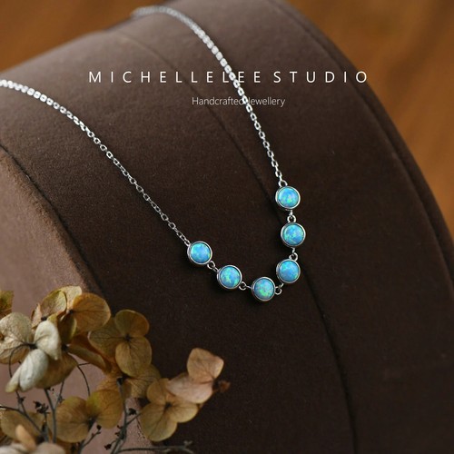 Multi colour opal beads - multi,