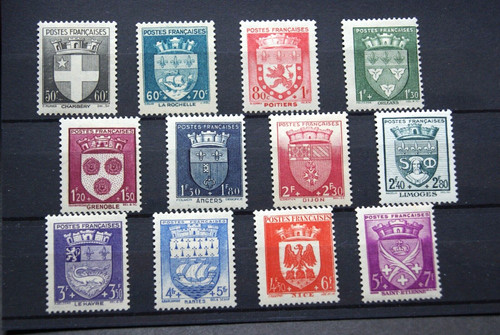 French stamps 1942 france - stamps.,
