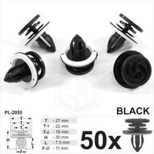 50x Door Card Trim Panel Clips