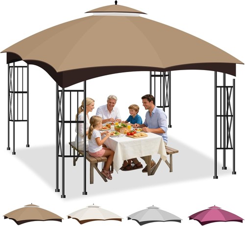 10x12 double tiered gazebo - 10x12,