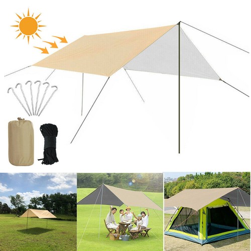 Tarpaulin camping tent - tent, tarp