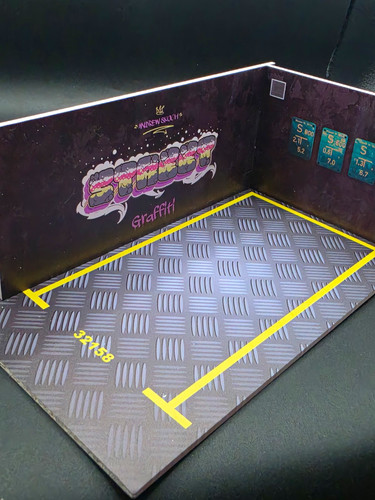Graffiti miniature display - miniature,