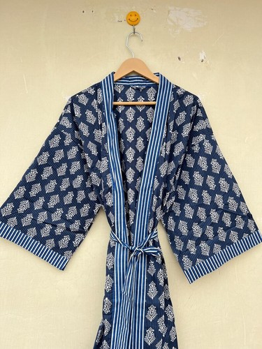 Indian blue indigo - blue, cotton