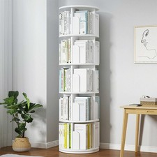 5 Tiers Rotating Bookshelf 360