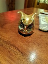 Murano Glass's Rare Owl Figurine Vintage Art Glass From ITALY  VERY RARE SMALL