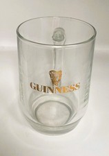 Vintage Guinness Glass 25cl Tankard Gold Writing