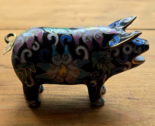 Vintage cloisonne enamel - vintage,