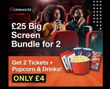 Cineworld cinema tickets - cinema, +