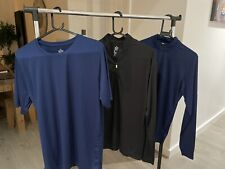 Mens Bundle  2 1/4 Zip  Tops & 1 X Teeshirt , Football , Running  ,   Gym Small