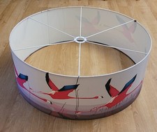 Anna Jacobs Lampshade - Meditation in Flying canvas RRP 240£ - EXTRA LARGE 70CM