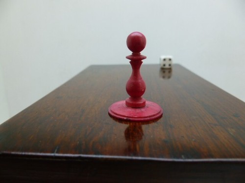 Bone chess pawn - chess, 33mm,