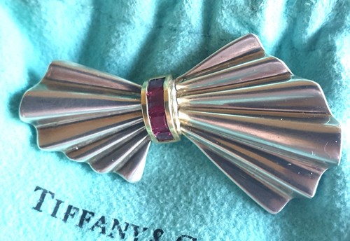 Tiffany ruby brooch - tiffany, co