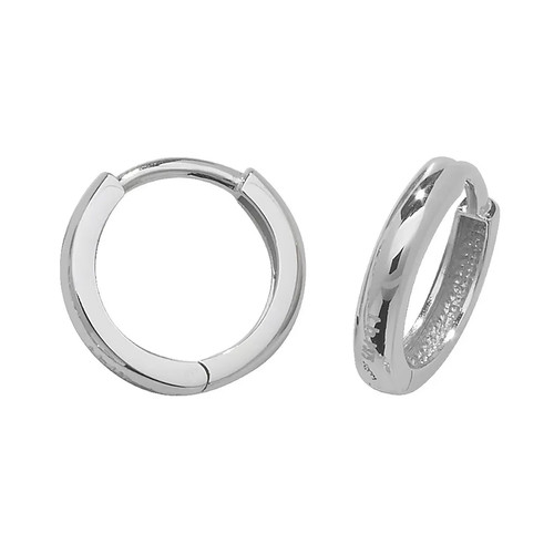 Hinged earrings 9ct white gold - earrings,