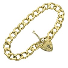 Ladies 9ct Yellow Gold Curb