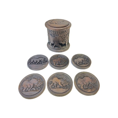 African hand carved ebony - african,