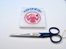 Household scissors DOVO blue 6" Solingen 16 cm carbon steel nickel-plated