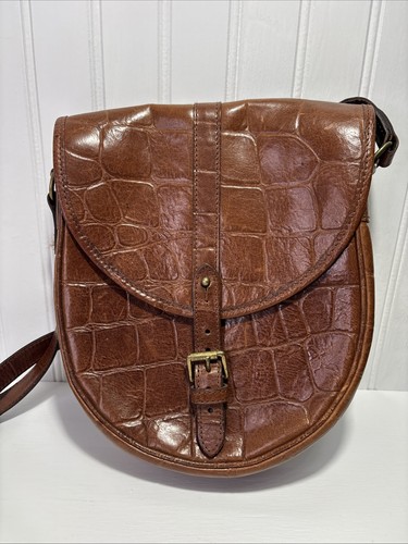 Vintage mulberry brown croc - vintage,