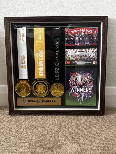 Crystal palace medal frame - crystal,