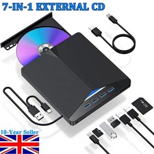 7 In 1 USB3.0 External CD DVD
