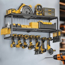 Power Tool Organizer 3 Layer Heavy Duty Drill Holder Metal Garage Tool Tidy Rack