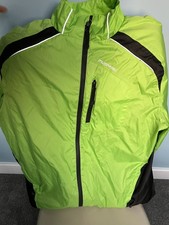 Muddy Fox Large Fluorescent Yellow Waterproof Cycling Jacket