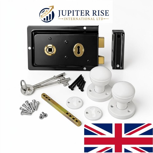 Traditional rim lock with - lock,