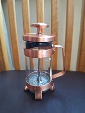 Small Barista & Co One Cup French Press Cafetiere Rose Gold Colour