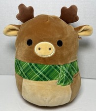 Squishmallows Ruby The Reindeer Green Scarf Christmas Squad 8” Plush Soft Toy