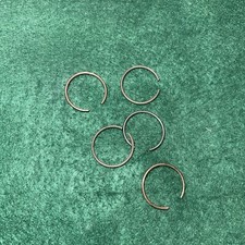 Triumph T140 TR7 BSA A65 A50 A10 Piston Gudgeon Pin Circlip x5 NEW 71-3700