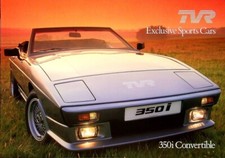 273792) TVR 350i Convertible Brochure 198?