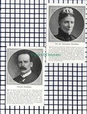 C5980) Viscount Hambleden Mr W H Smith & Son - 1913    2-Part Cutting