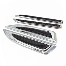 2Pcs Car Body Side Fender Trim