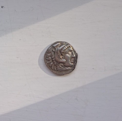 Greek silver drachma