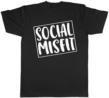 Social Misfit Funny Mens T-Shirt