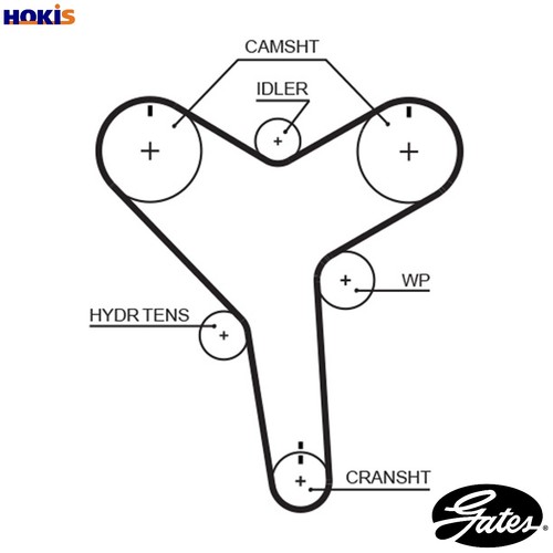 Timing belt t271 - belt, for