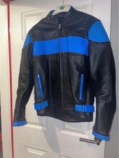 Motorcycle Jacket Padded Leather Quilted Lining Medium