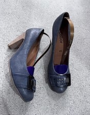 Gabor Navy Blue Leather Pumps